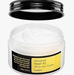 COSRX Snail 92 All in one Cream

Snail Mucin  

 #LTKBeauty