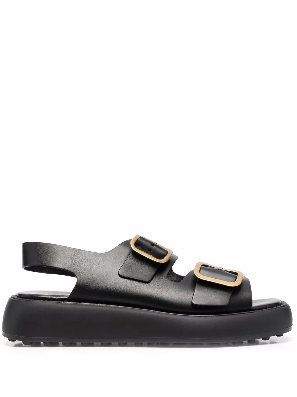 double buckle fastening sandals | Farfetch Global