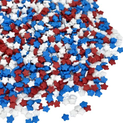 Sprinkles | Colored Sugar | Patriotic Sprinkles | Red white and blue sprinkle | Cocktail sugar | Cupcake sprinkle | Cake sprinkles | Manvscakes | 3 ounces | Amazon (US)