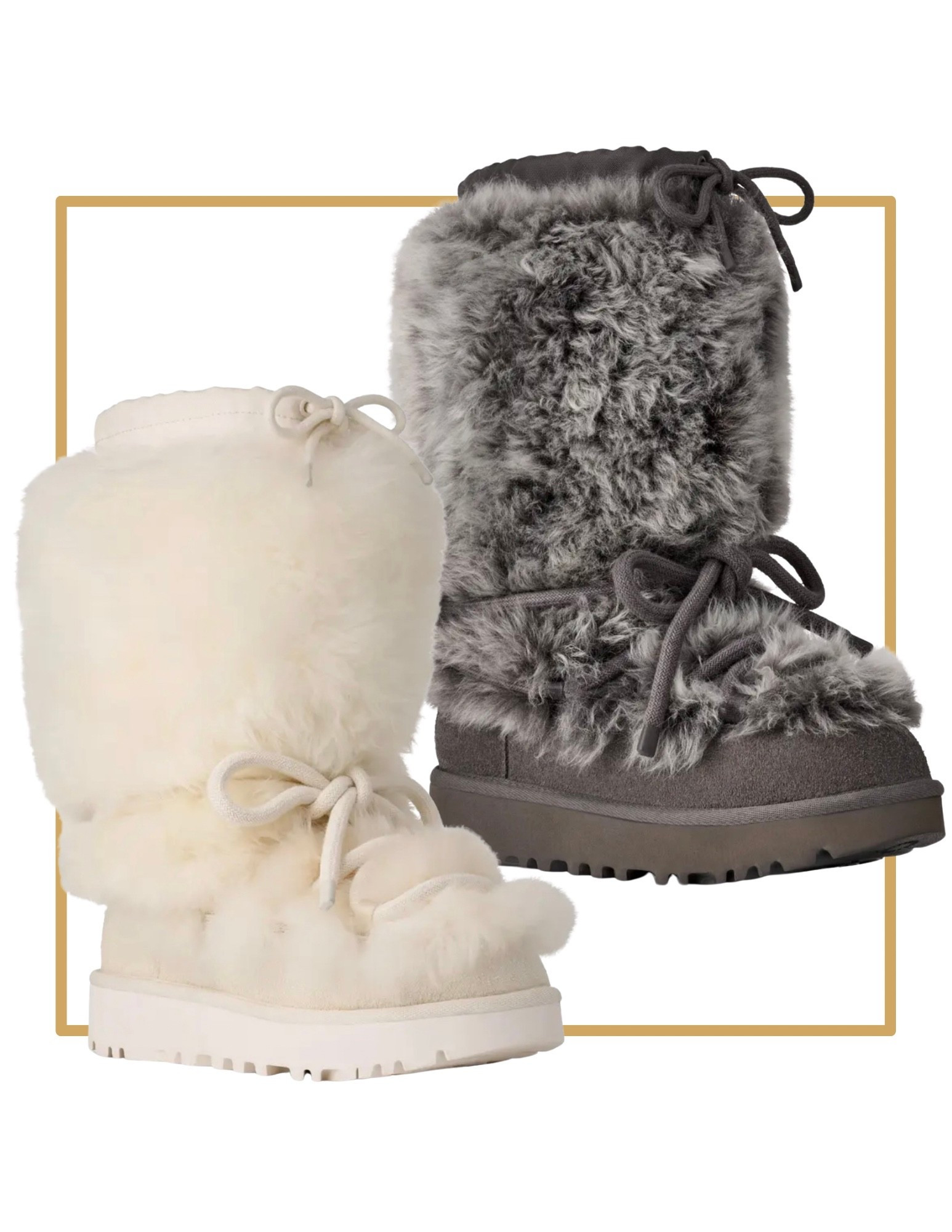 Faux fur winter chalet boots. 

#LTKFindsUnder100 #LTKGiftGuide #LTKHoliday