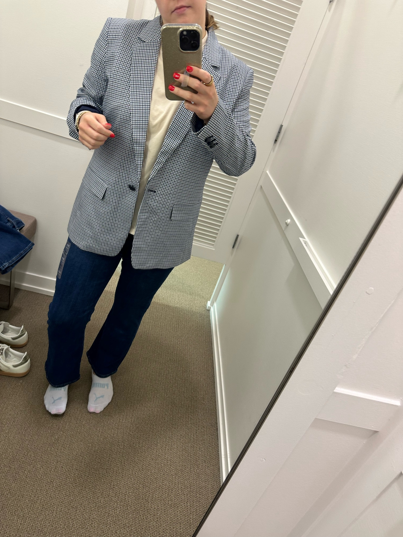 Loving this relaxed blazer from @loft 

#LTKMidsize #LTKWorkwear