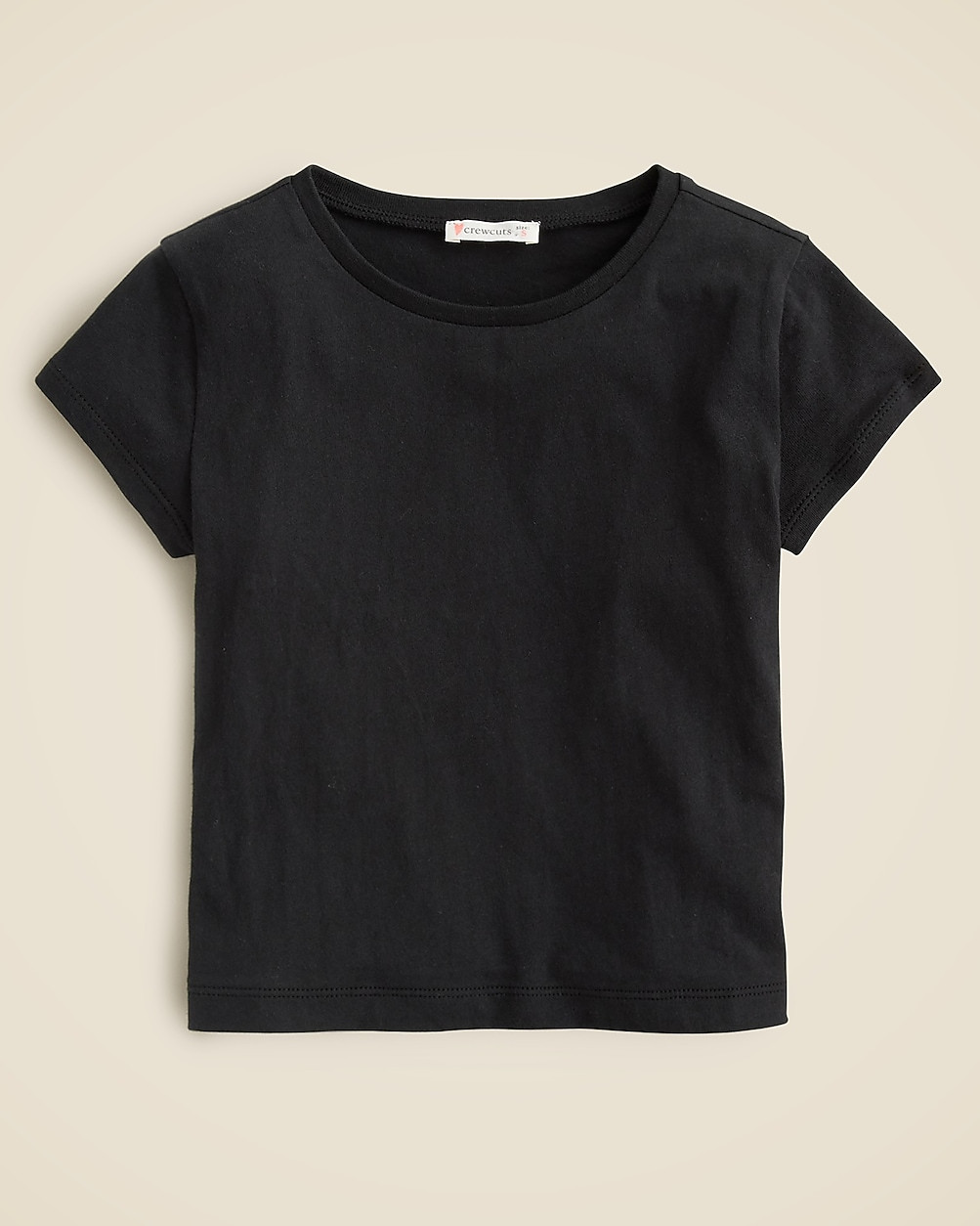 Girls' shrunken T-shirt in vintage jersey | J. Crew US