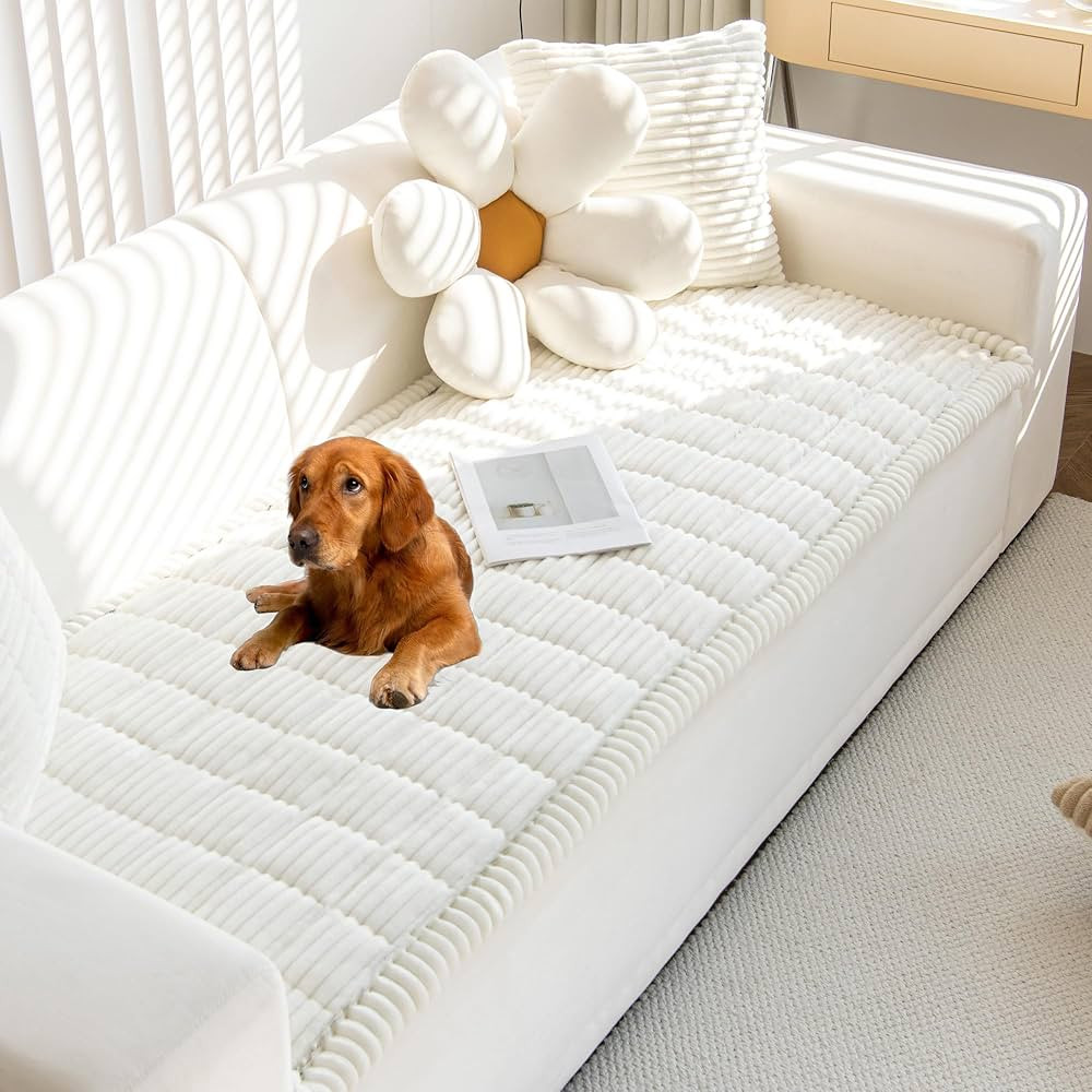 Mivnue Pet Couch Cover, Couch Covers for Dogs, Washable Dog Sofa Covers Couch Protector, Fuzzy No... | Amazon (US)