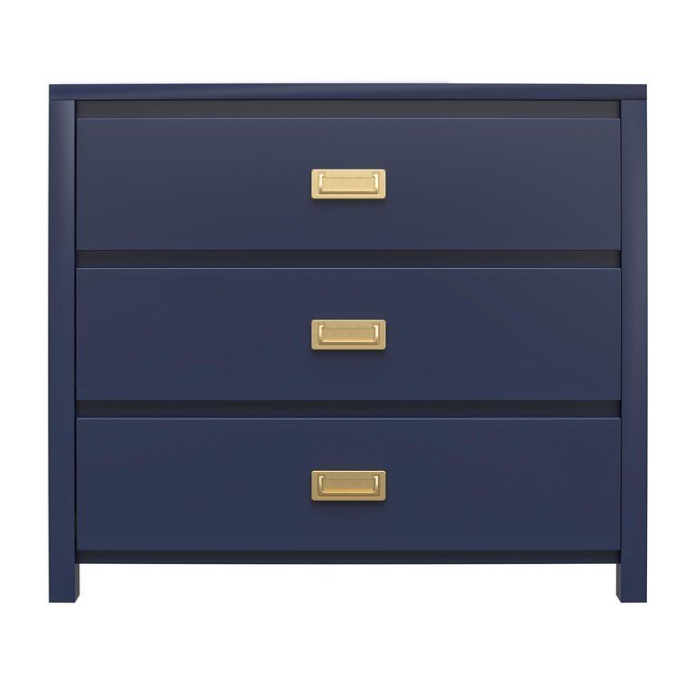 Little Seeds Monarch Hill Haven 3 Drawer Kids’ Dresser, Navy | Walmart (US)