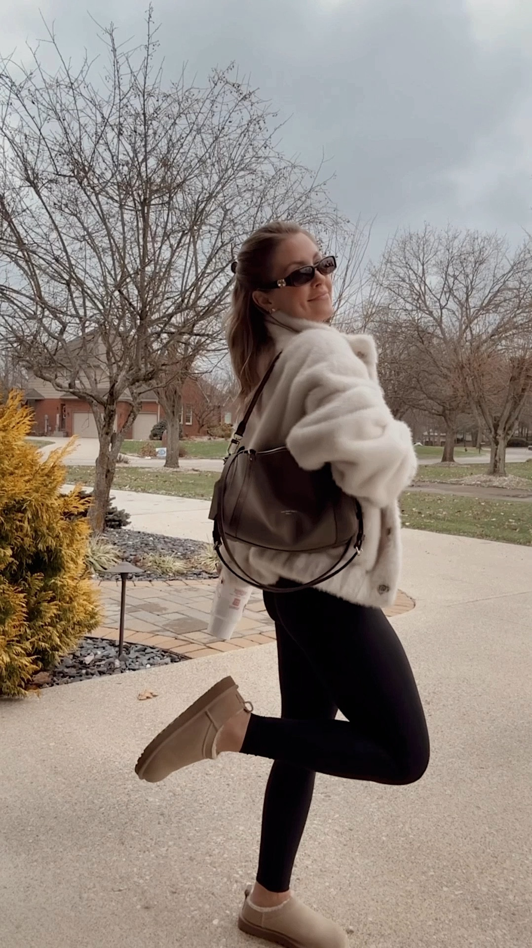 XS faux fur jacket / XS zip up / XS leggings
* I don’t know if my code works but try ALMOSTREADYXSPANX at checkout for new customers! 

#LTKHoliday #LTKootd #LTKOver40