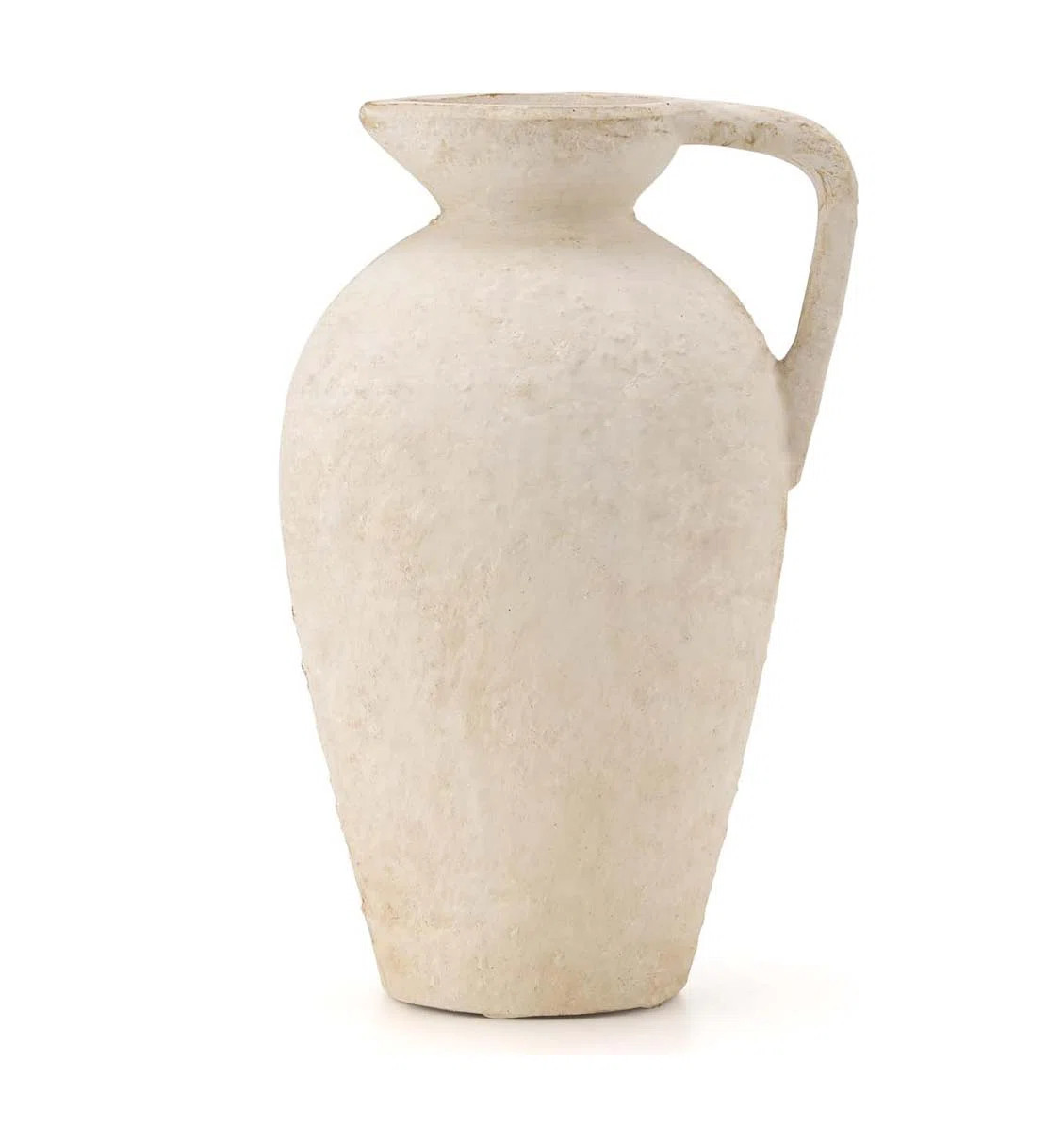 August Grove® Ceramic Rustic Farmhouse Vase,Terracotta Vase with Handle,Neutral Tall Clay Vases ... | Wayfair North America