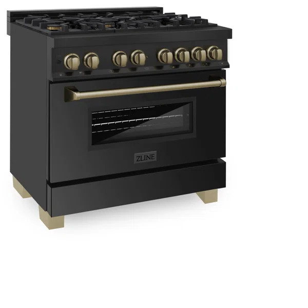 ZLINE 36" 4.6 Cubic Feet Dual Fuel Freestanding Range | Wayfair North America
