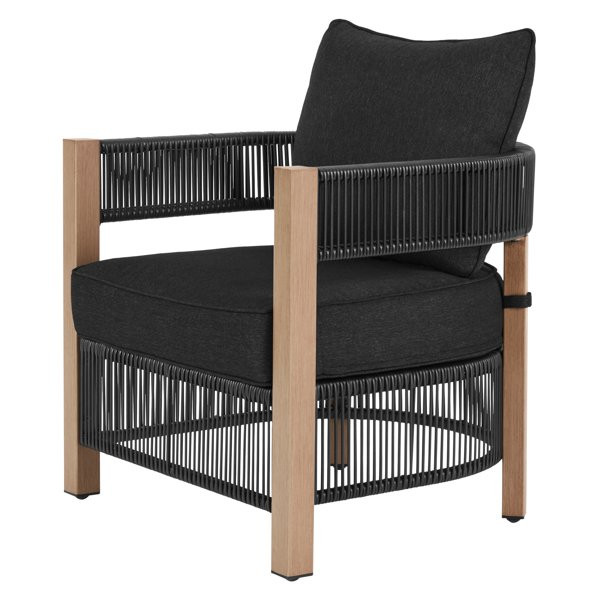 Better Homes & Gardens Tarren 5-Piece Outdoor Conversation Set, Black | Walmart (US)