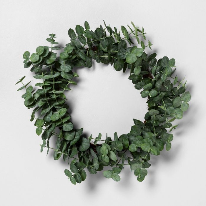 Faux Eucalyptus Wreath - Hearth & Hand™ with Magnolia | Target