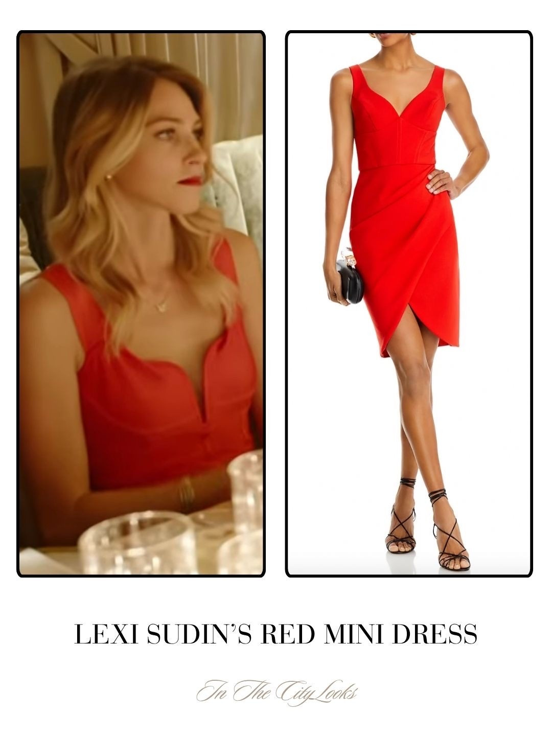 Lexi Sudin’s Red Mini Dress