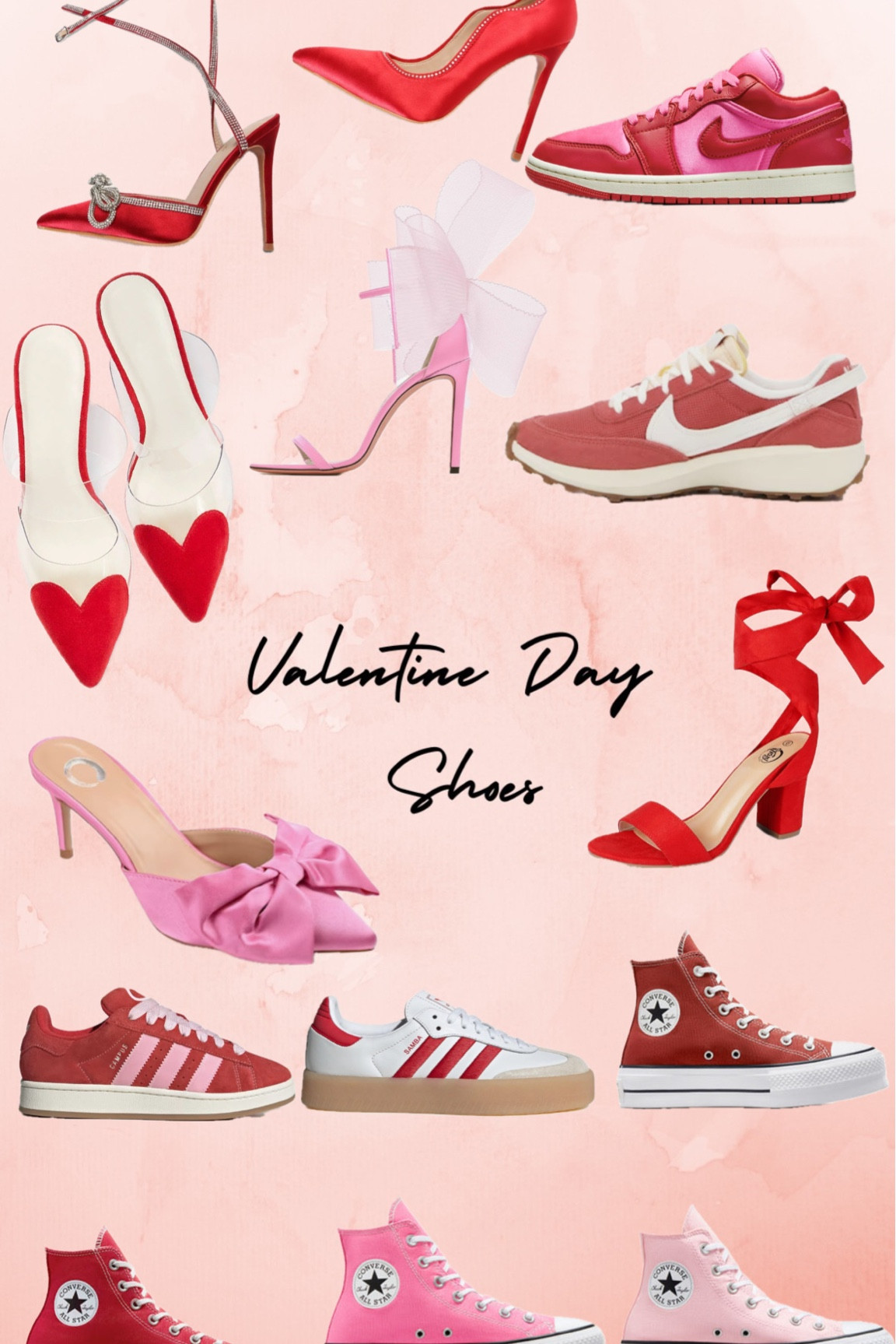 Found some super cute sneakers and heels for valentines days! Depending on the mood you’re feeling that day! They have so many cute red and pink options  

#LTKMostLoved #LTKU #LTKshoecrush