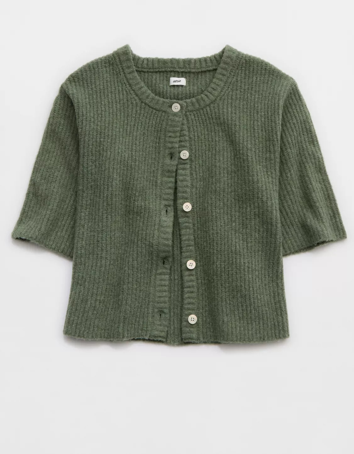 Aerie unREAL Short Sleeve Cardigan | Aerie