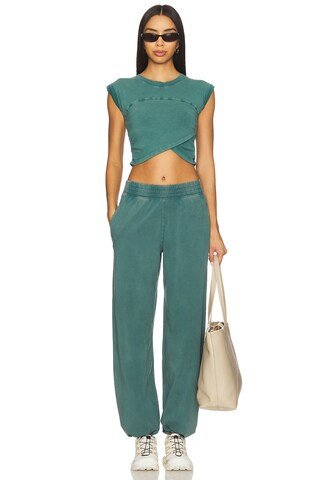 Free People x FP Movement Hot Shot Crossover Set in Evergreen from Revolve.com | Revolve Clothing (Global)