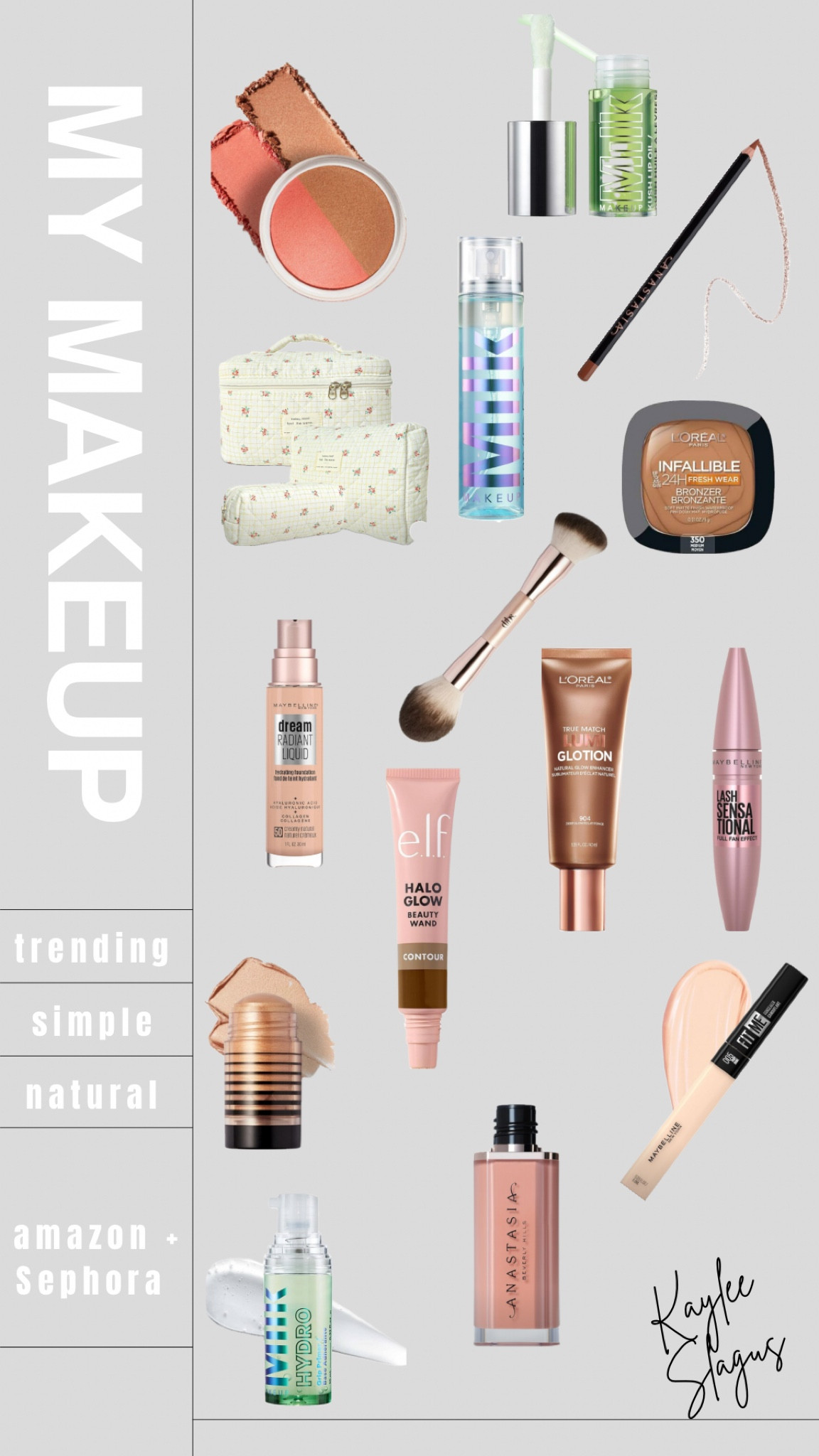 My everyday makeup. Exactly what I use everyday !!  
BEAUTY PRODUCTS  

#LTKItBag #LTKStyleTip #LTKBeauty