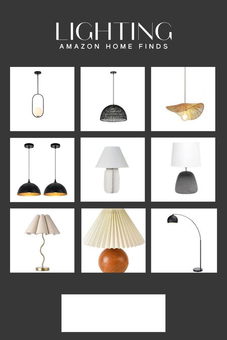 Amazon lighting favorites for pendants, floor lamps and standard lamps! 

Amazon finds, Amazon home, lighting, lamps 

#LTKHome