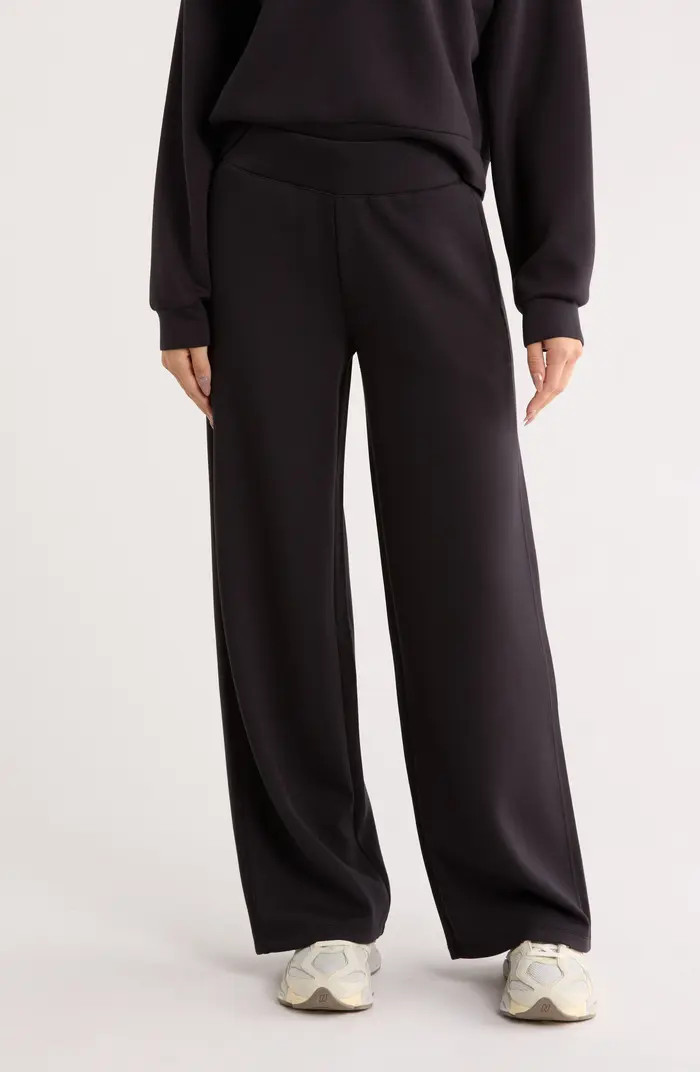 Z by Zella Whisper Knit High Waist Wide Leg Pants | Nordstromrack | Nordstrom Rack