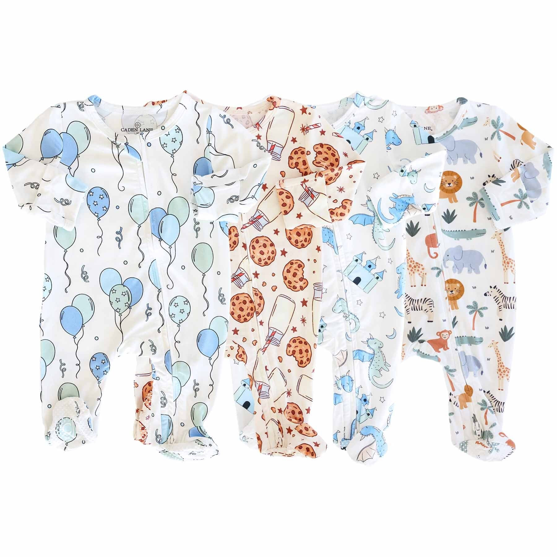Boy Zipper Footies | What's New | Caden Lane