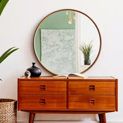 WallBeyond 36" Round Wall Mirror with Circle Frame, Assorted Colors | Sam's Club