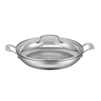 Cuisinart Classic 12" Stainless Steel Everyday Pan with Cover - 8325-30D | Target
