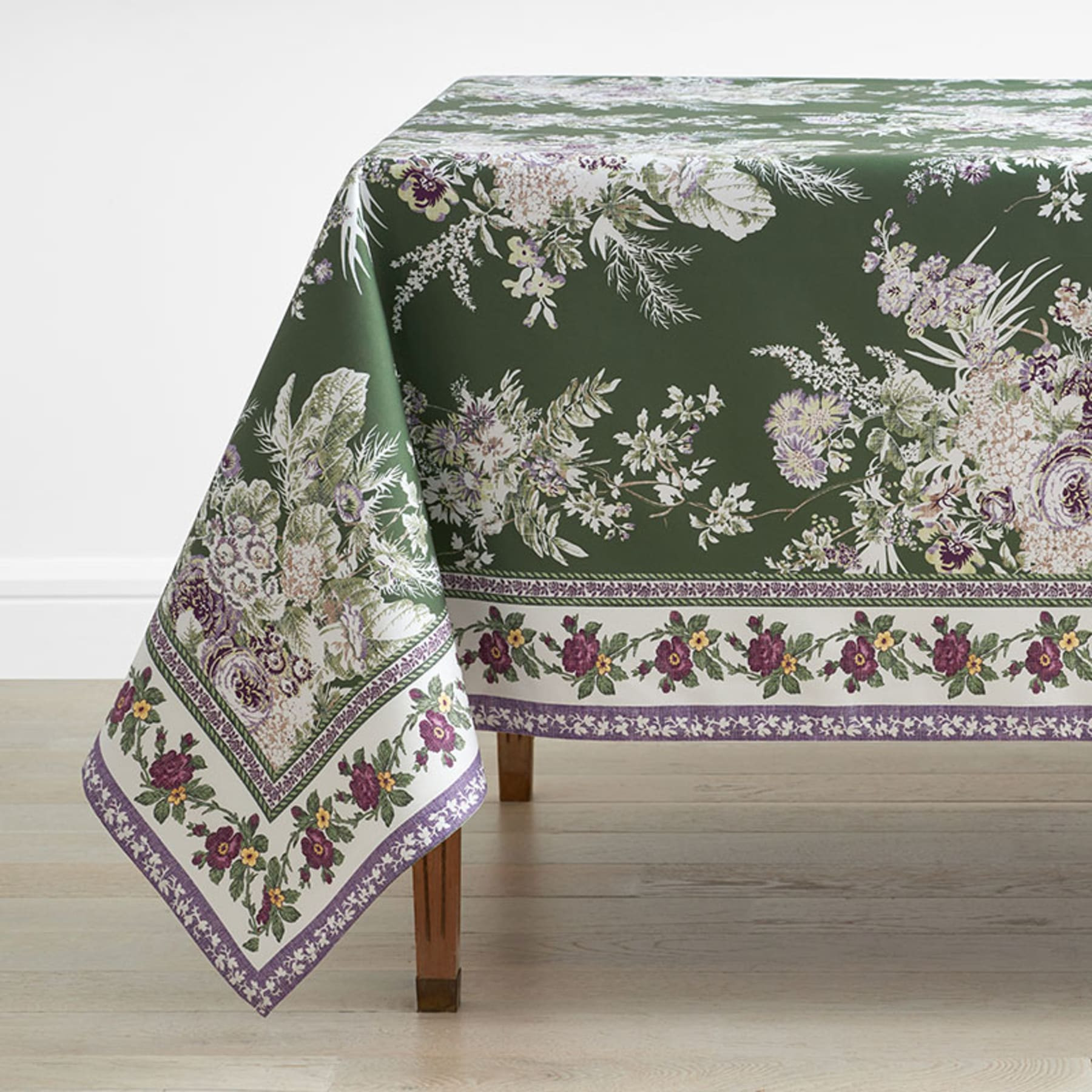 Rose Stripe & Malti Tablecloth - Malti, 70 in. x 90 in. | The Company Store