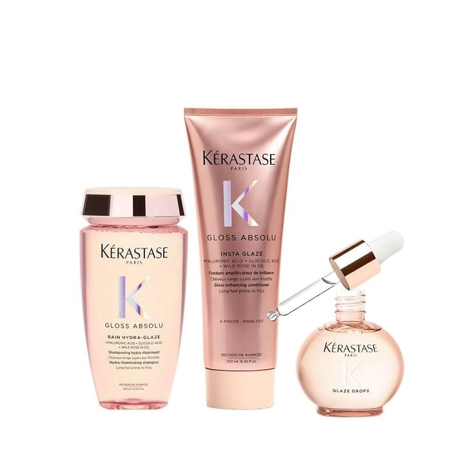 Kerastase PACK Gloss Absolu Hydra-Illuminating Shampoo 250ml, Gloss Absolu Gloss Enhancing Condit... | Amazon (UK)