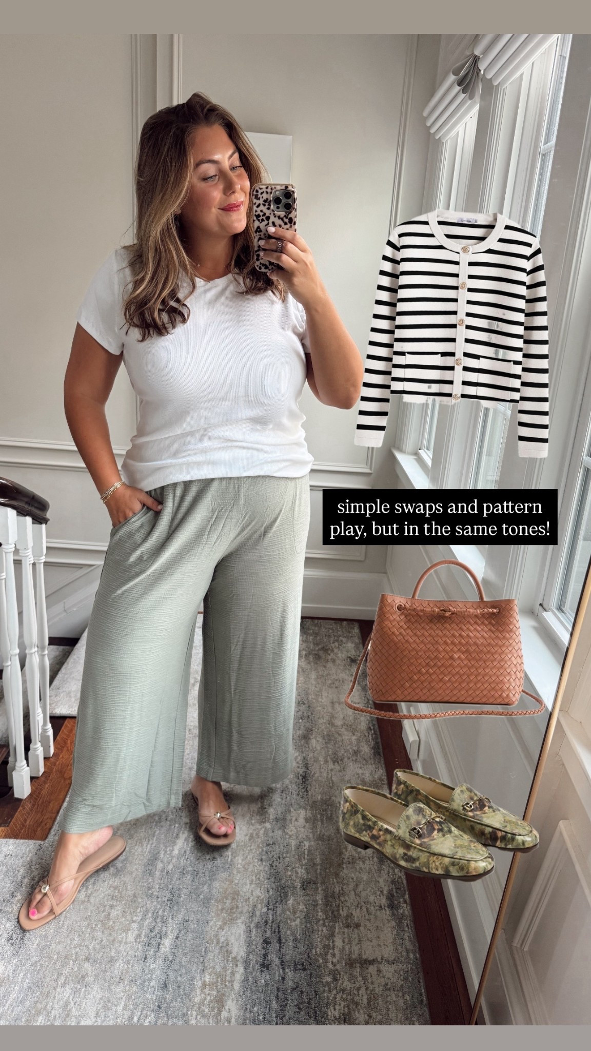 Wearing size XXL Tall in shirt & XXL in pants. Add a cardigan and a tote bag for a fall outfit! 

#LTKStyleTip #LTKPlusSize #LTKSeasonal