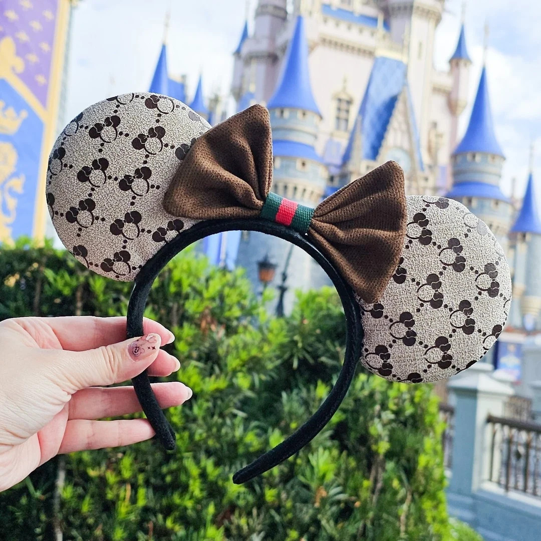 Designer Minnie Headband Ears| Designer Mouse Ears | Minnie Ears | - Etsy | Etsy (US)