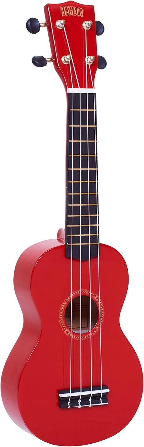 Mahalo Ukuleles MR1RD Rainbow Series Soprano Ukulele,Red | Amazon (US)