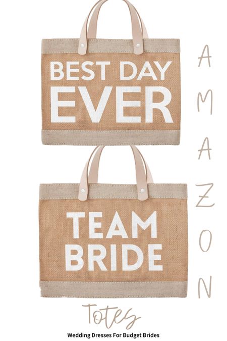 Love these wedding jute tote bags on Amazon for brides and bridesmaids. 

#bridalaccessories #bridalshowergift #bacheloretteparty #weddingday #amazonwedding

#LTKFindsUnder50 #LTKGiftGuide #LTKWedding