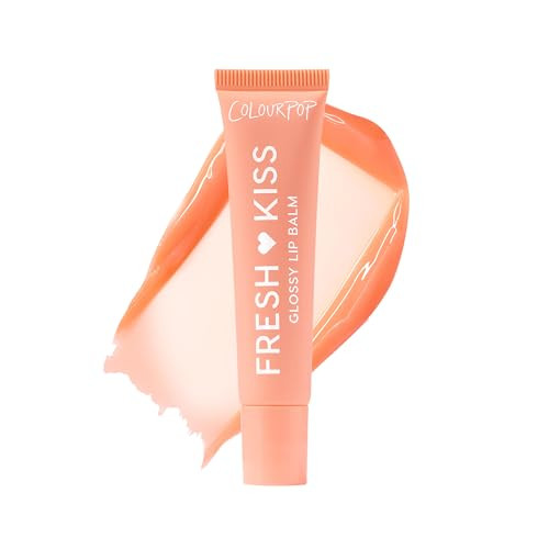 ColourPop Fresh Kiss Glossy Lip Balm - Hydrating Lip Care Enriched with Peptides, Hyaluronic Acid, Shea Butter & Vitamin E for an Ultra-Cushiony Formula - Mango Sorbet (0.49 oz) | Amazon (US)