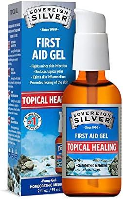 Sovereign Silver First Aid Gel – Topical Healing Homeopathic Medicine, 2 oz. | Amazon (US)