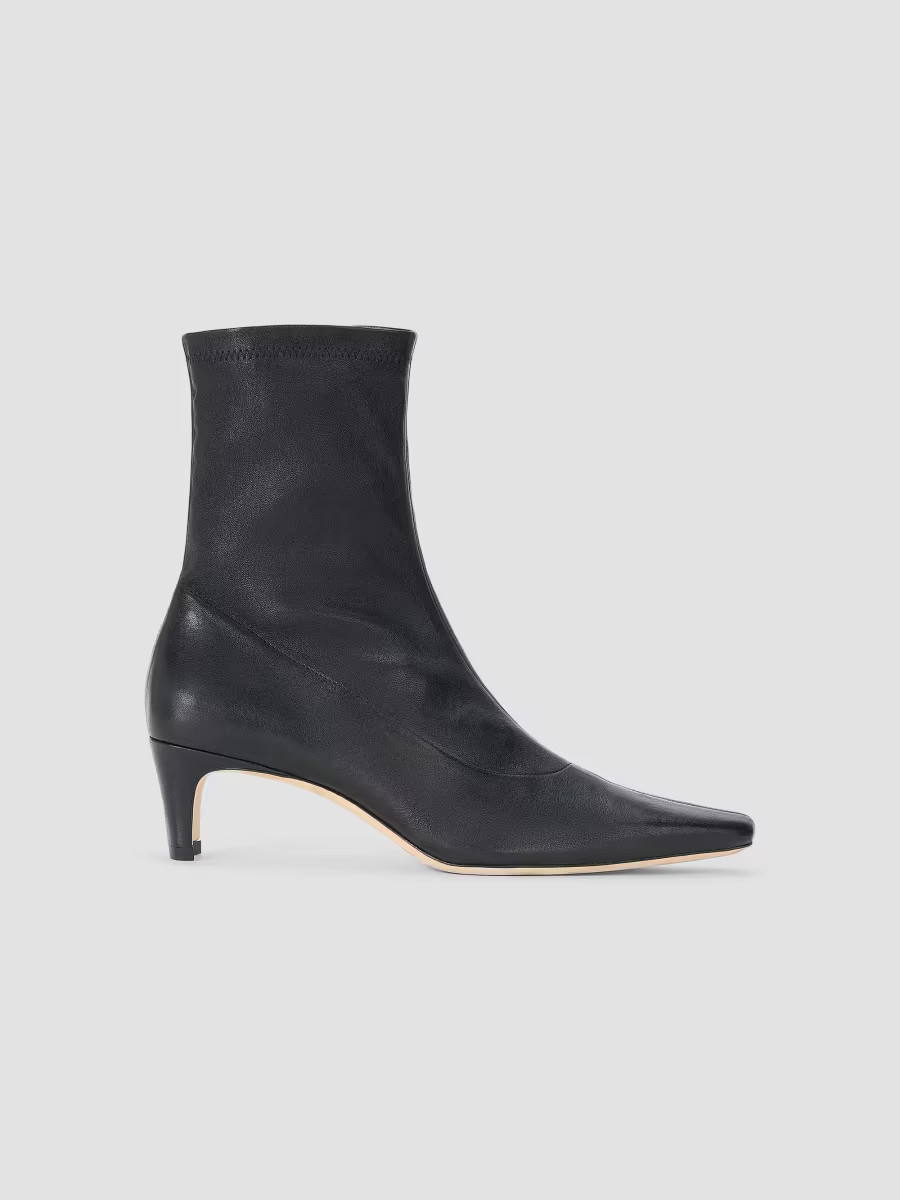 Women's Wally 50MM Leather Ankle Boots - Black - Size 9 | Saks Fifth Avenue