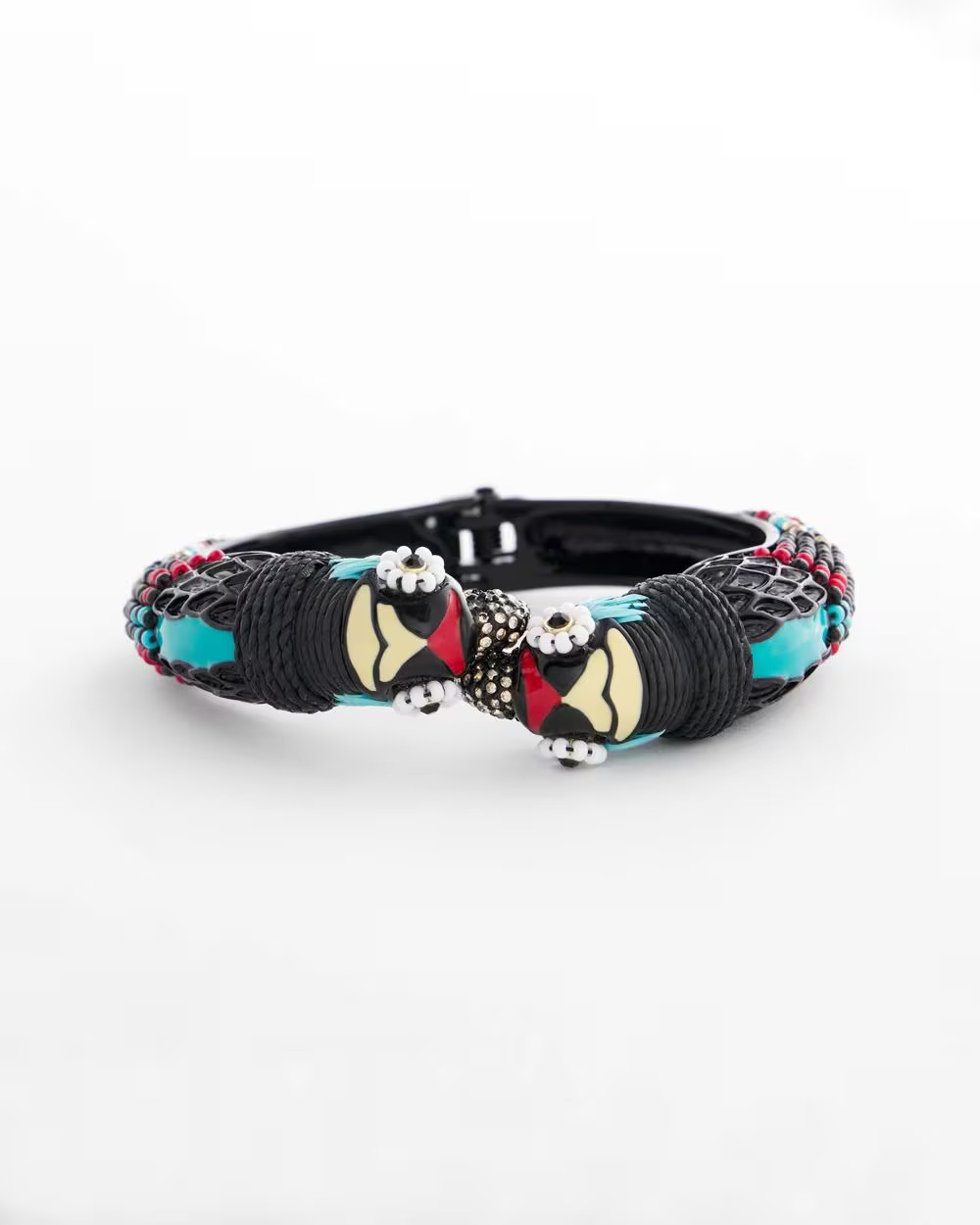 Raffia Parrot Hinge-Cuff Bracelet | Chico's | Chico's