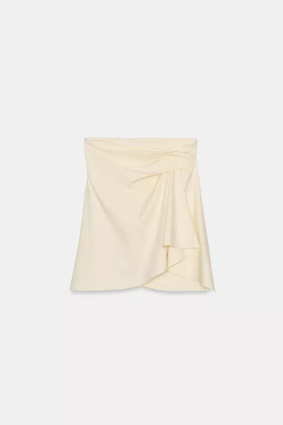 PLEATED BANDEAU TOP | Zara US