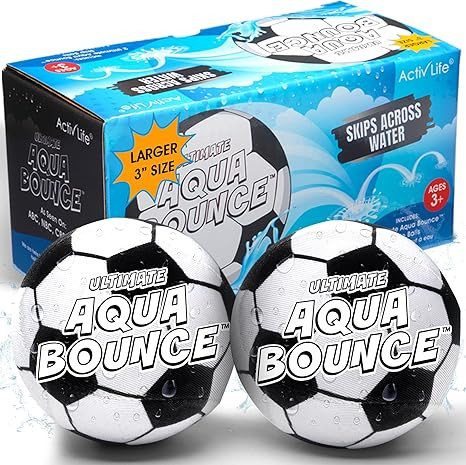 Activ Life The Ultimate Larger 3” Size Skip Balls - Water Bouncing Ball, Beach Toys for Friends... | Amazon (US)