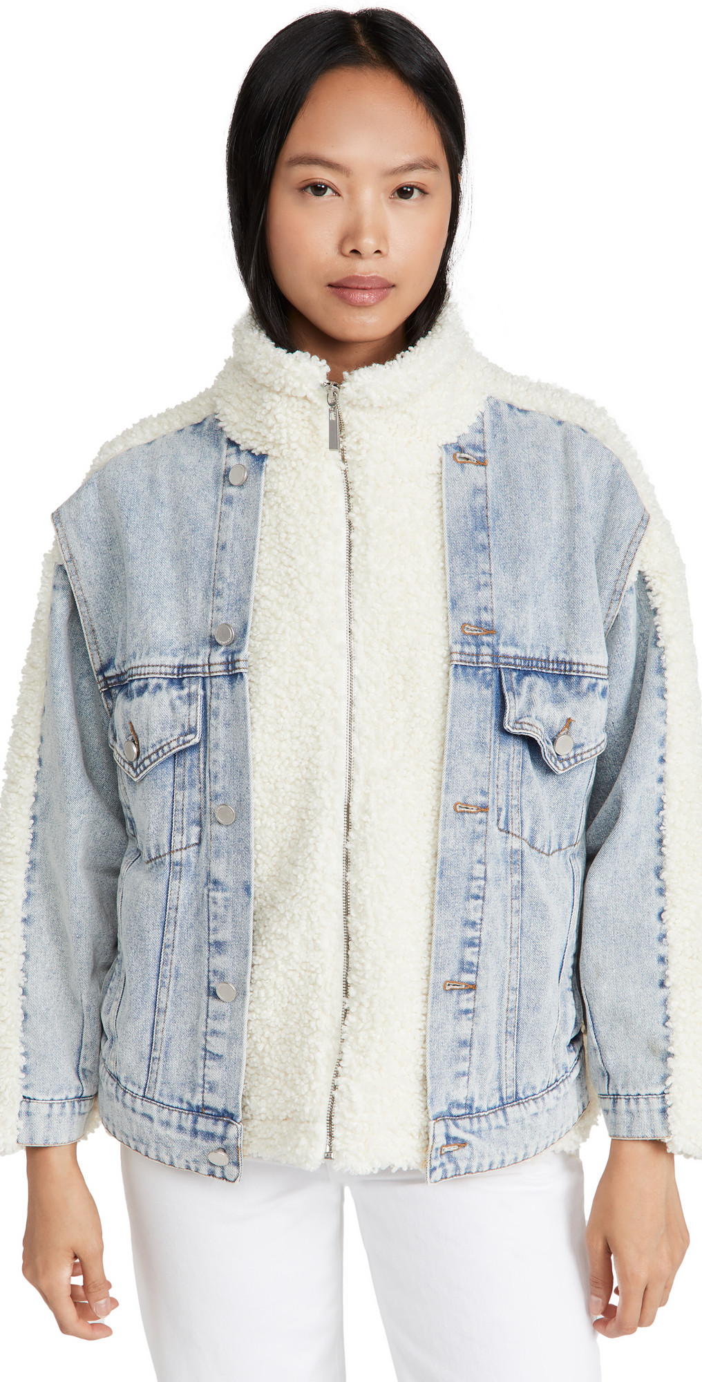 Bear Hug Denim Sherpa Jacket | Shopbop
