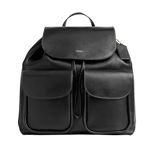 COACH Women's Runway Backpack Large, B4/Black, One Size | Amazon (US)