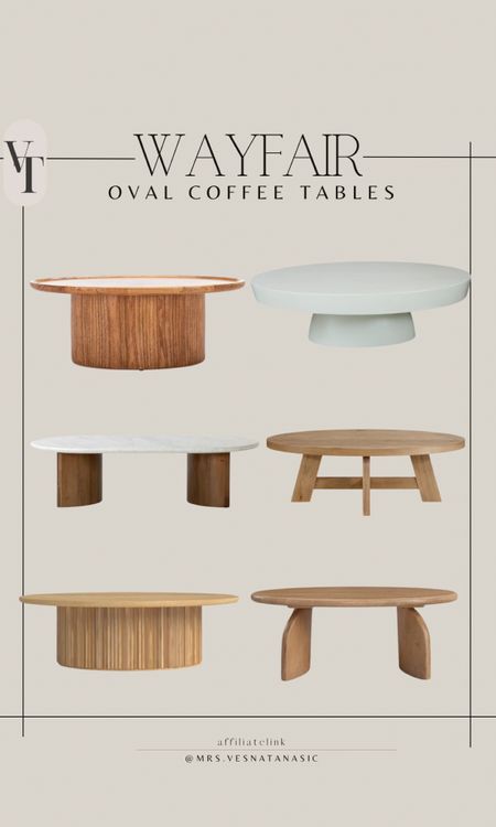 Wayfair oval coffee tables on sale @wayfair #wayday #wayfair #wayfairfinds #coffeetable 

#LTKhome #LTKsalealert