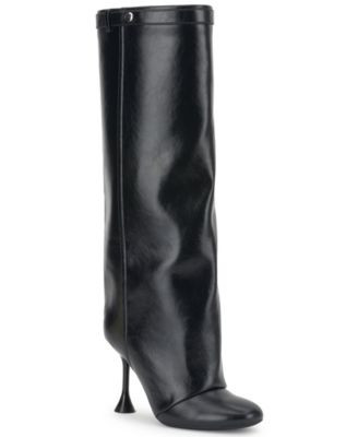 I.n.c. International Concepts Women's Round Toe Tall Boots, Macy's Exclusive - Black | Macy's