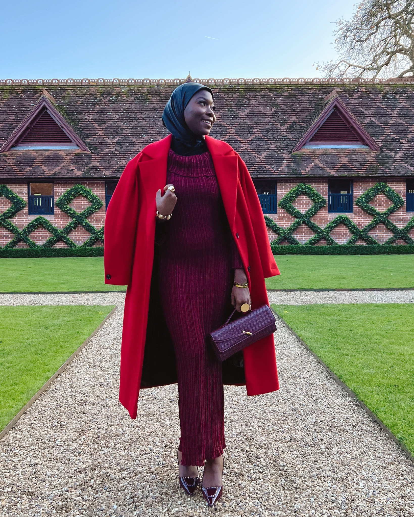 Holiday outfit, party outfit, modest gown, red coat, winter outfit, coat season , partywear

#LTKmodest #LTKwinter #LTKpartywear