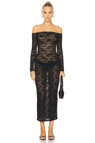 superdown Larsa Maxi Dress in Black from Revolve.com | Revolve Clothing (Global)