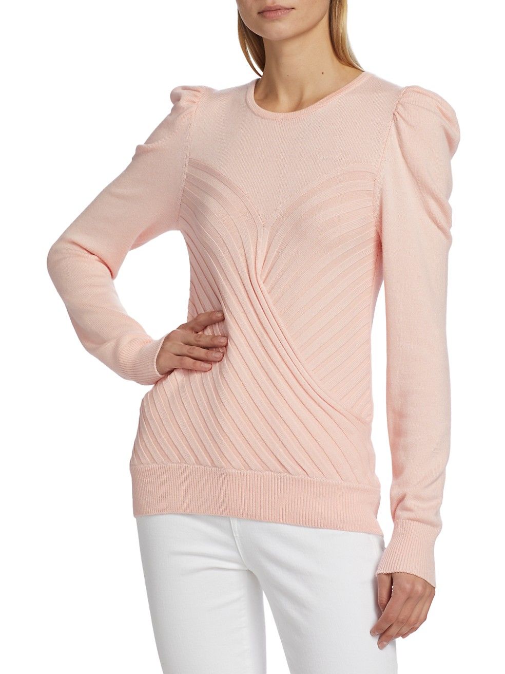 Puff-Sleeve Sweater | Saks Fifth Avenue