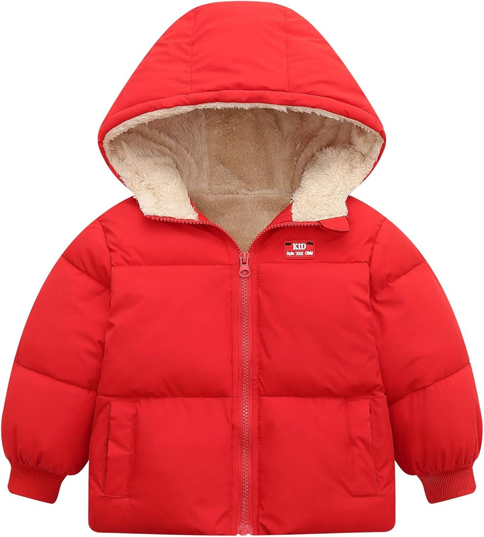 Baby Winter Coats, Outerwear for Toddler Kids Infants Boys Girls Light Puffer Warm Hooded Down Ja... | Amazon (US)