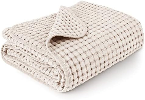 Waffle Baby Blankets, Nursery Blankets for Boys Girls, Swaddle Blankets Neutral Soft Lightweight ... | Amazon (US)
