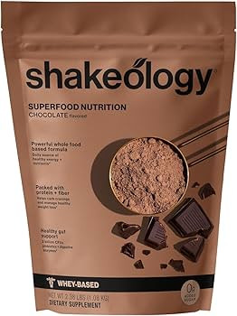 Shakeology 0g Added Sugar Whey Protein Powder Blend, Gluten-Free Shake with Vitamins and Minerals... | Amazon (US)