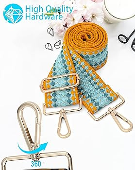 GINJKGO Purse Straps Replacement Crossbody - Adjustable Bag Strap for Purses, Wide Shoulder Strap... | Amazon (US)