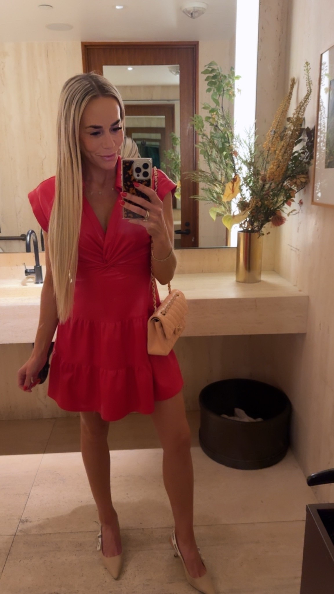 This red dress was so fun and the faux leather is buttery soft! ❤️

#LTKfall #LTKtravel