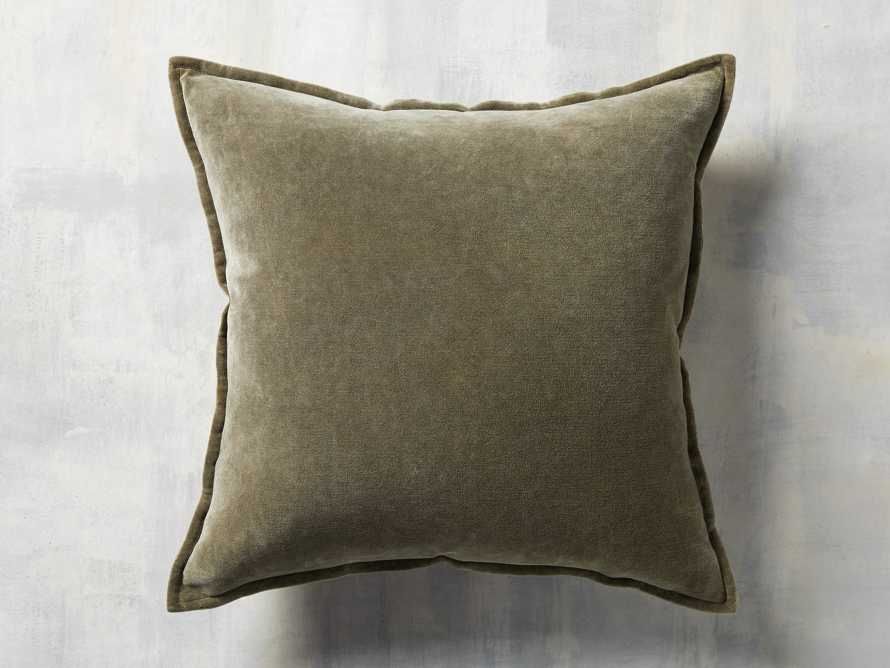 Stone Washed Velvet Pillow | Arhaus