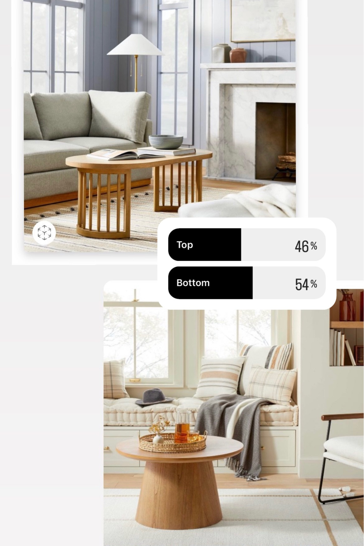 Both were super cute and it was hard to decide but went with the oval that was on sale! 