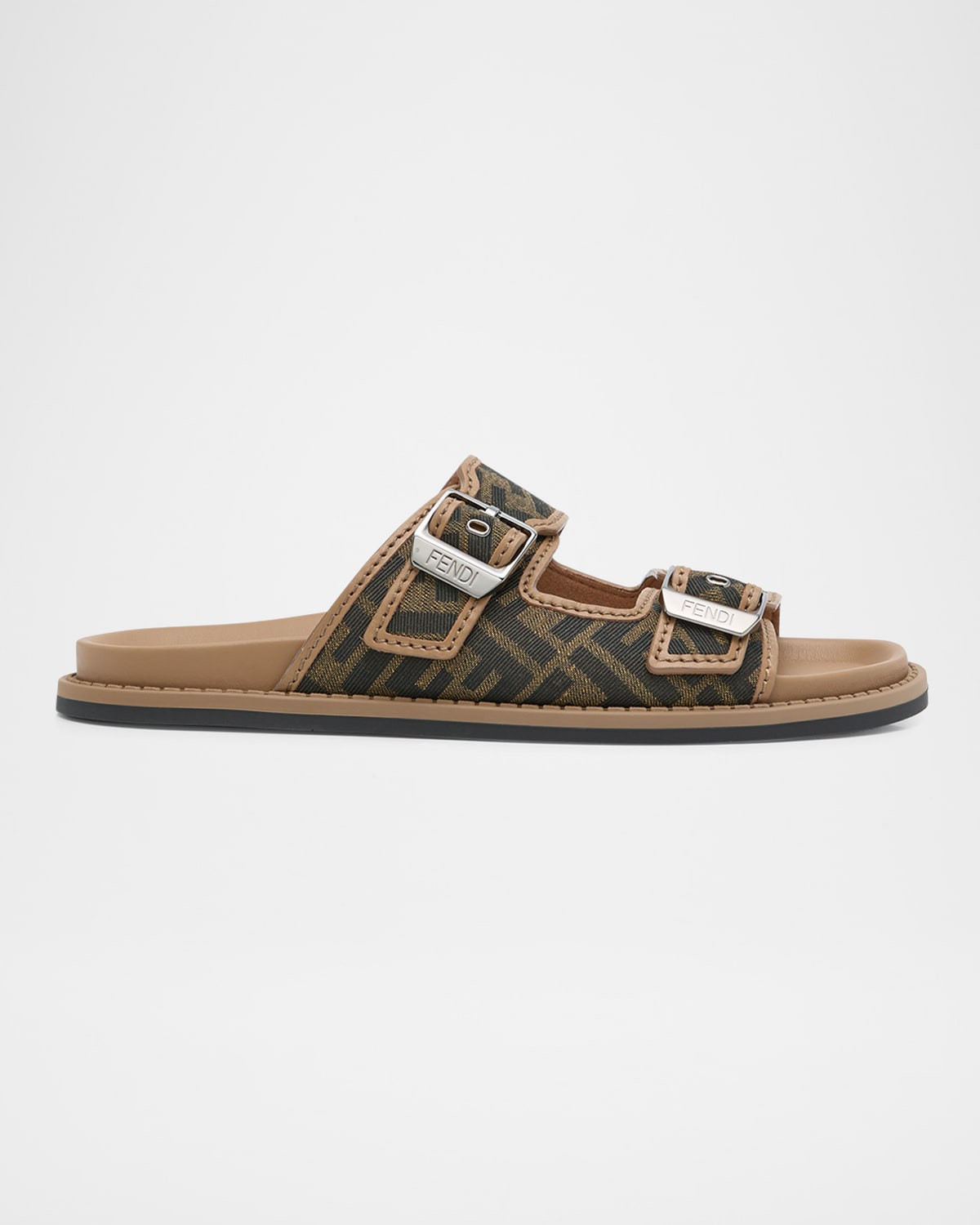 Men's FF Jacquard Slide Sandals | Neiman Marcus